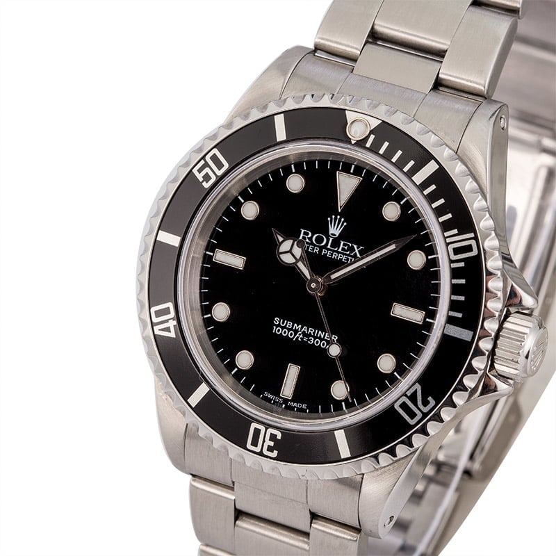 Pre Owned Rolex Submariner 14060 Luminous Dial