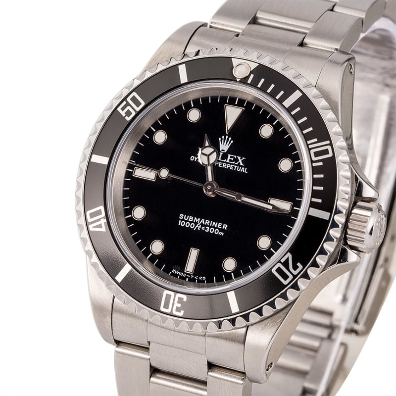 Used Rolex 14060 No Date Submariner Model