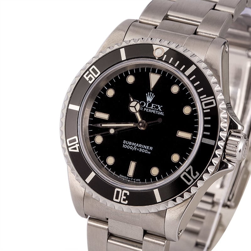 Pre-Owned Rolex Submariner 14060 Diving Bezel