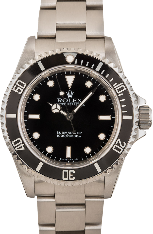 black stainless rolex