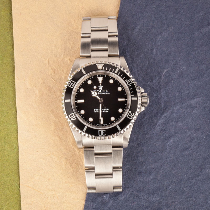 Rolex Submariner 14060M Black Dial & Bezel