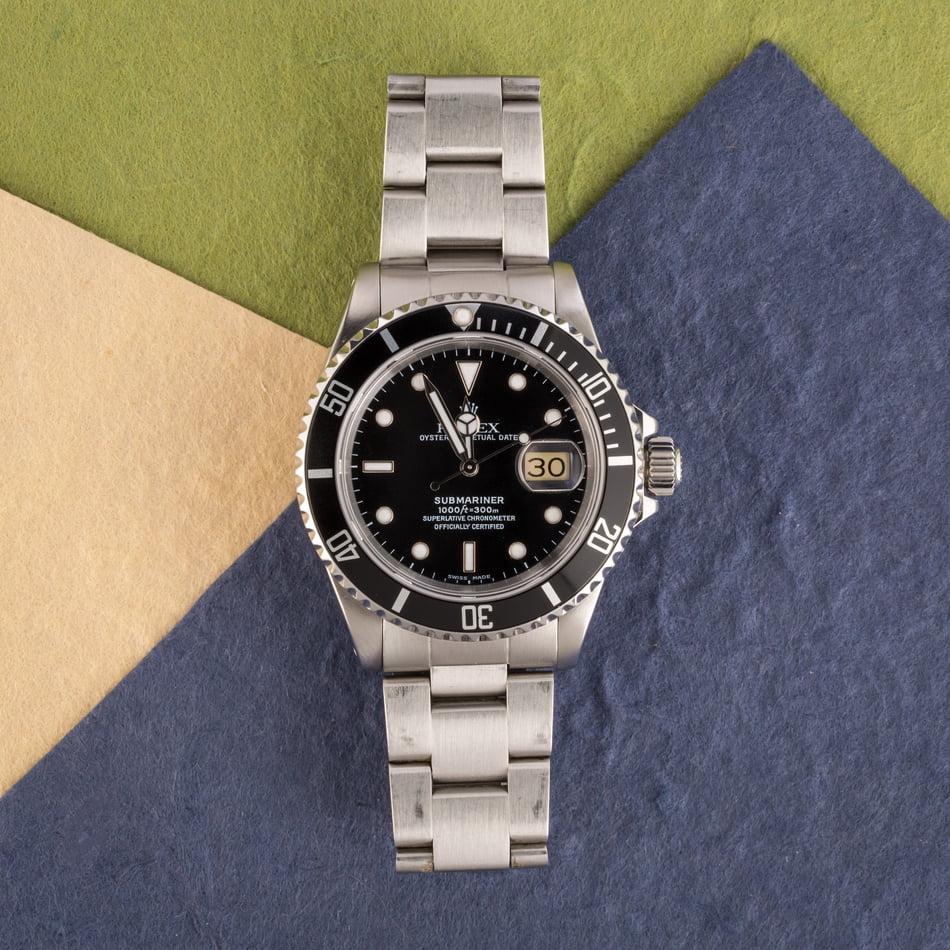 Pre-Owned Rolex Submariner 16610 Stainless Steel