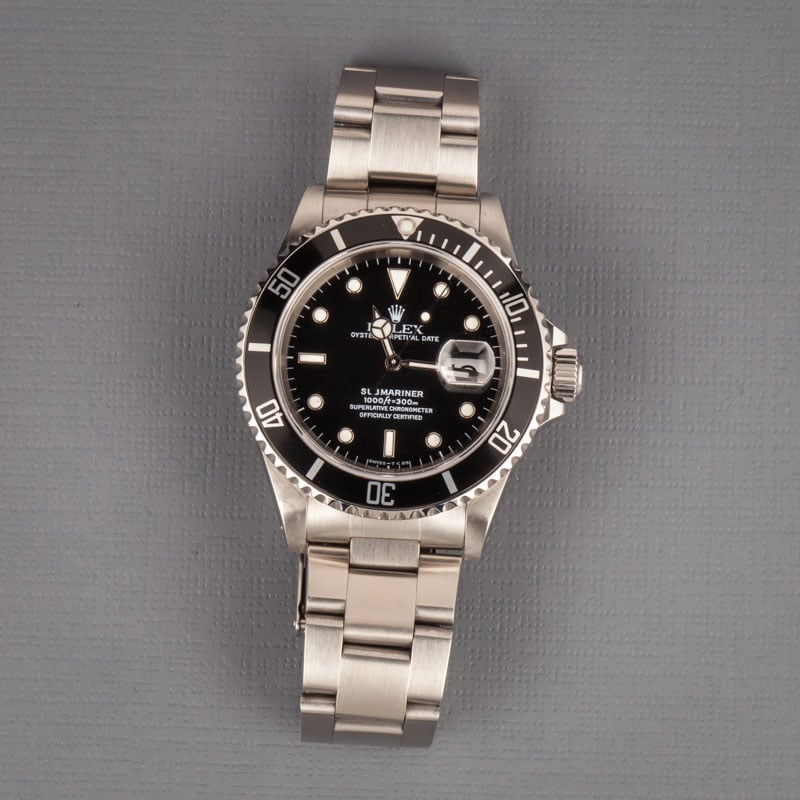 Rolex Submariner 16610 Black