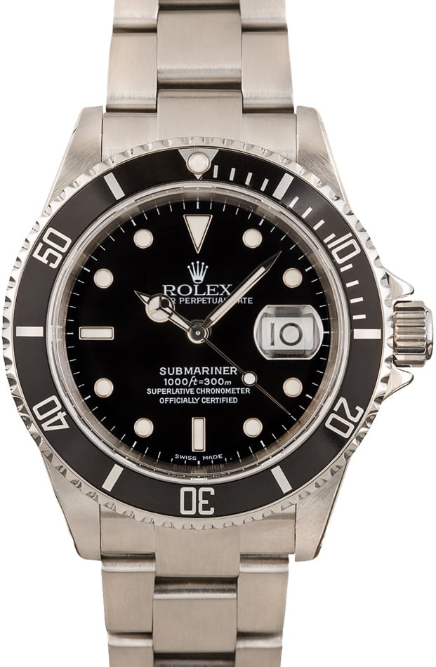 Rolex Submariner Black Dial 16610