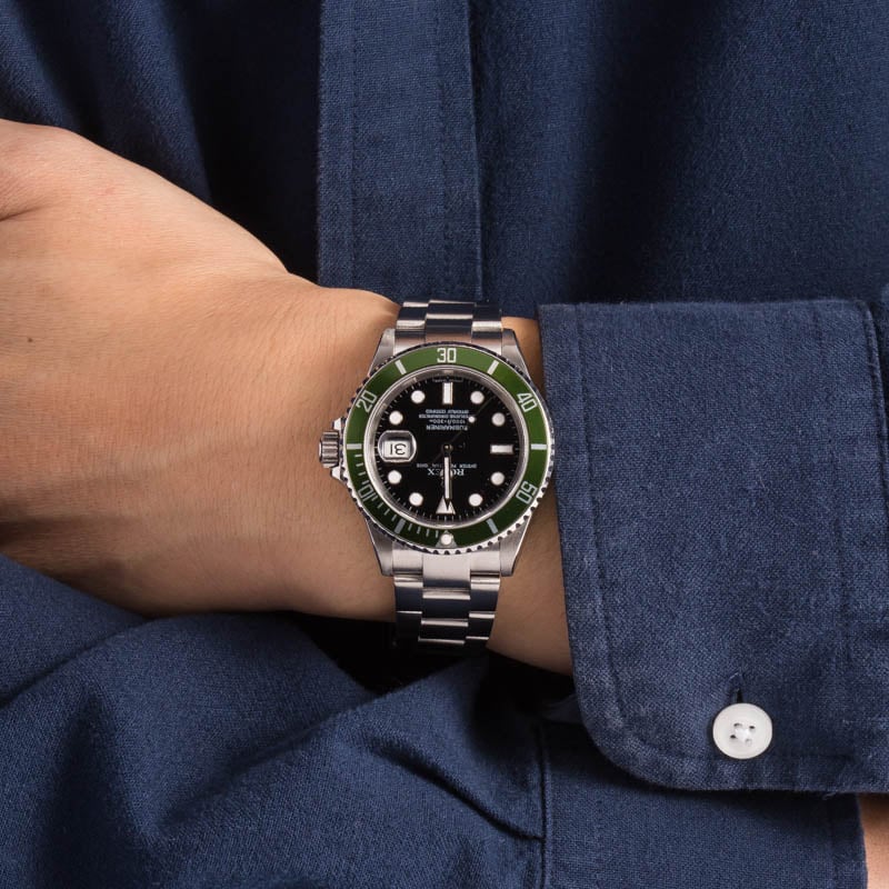 Rolex Submariner 16610V Green 'Kermit' Bezel