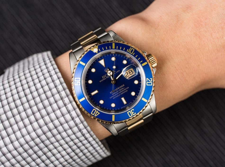 Rolex Submariner 16613 Blue Two-Tone TT