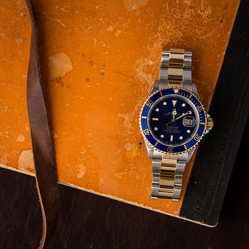 PreOwned Rolex Submariner 16613 Diver's Bezel