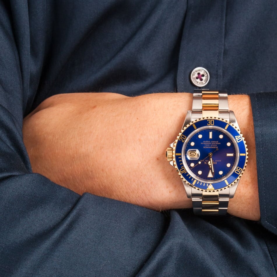 Rolex Submariner 16613 Two-Tone Oyster Blue