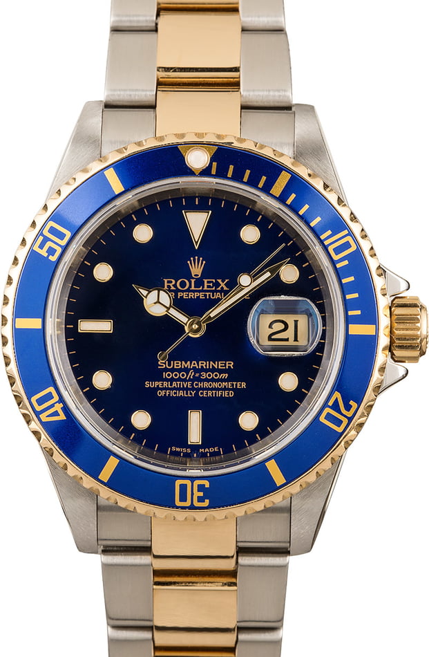 Buy Used Rolex Submariner 16613 | Bob's Watches - Sku: 139474 x