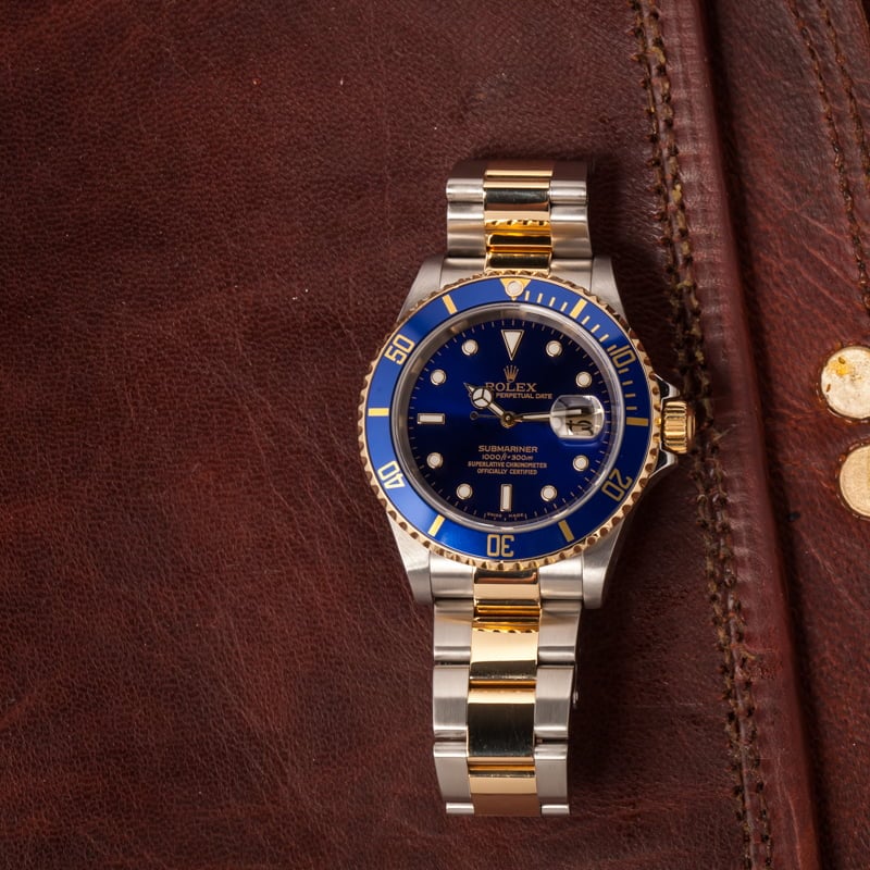 Submariner Rolex 16613 No Holes Case