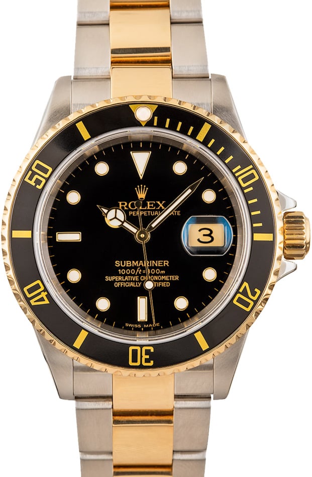 Rolex Submariner 16613T Black Dial