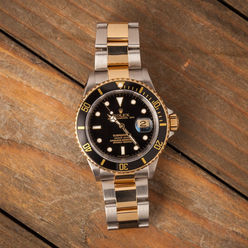 Rolex Submariner 16613T Black Dial