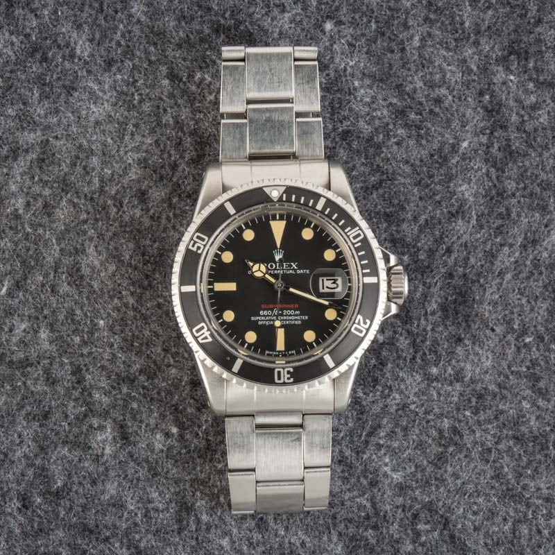 Vintage Rolex 1680 Red Submariner