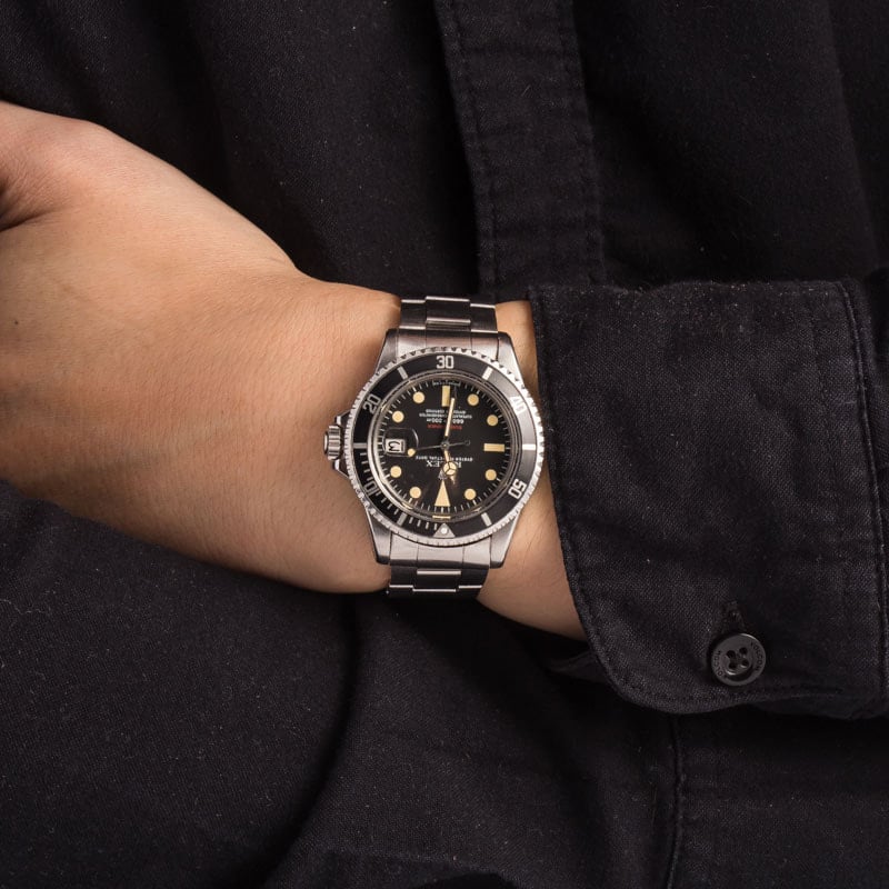 Vintage Rolex 1680 Red Submariner