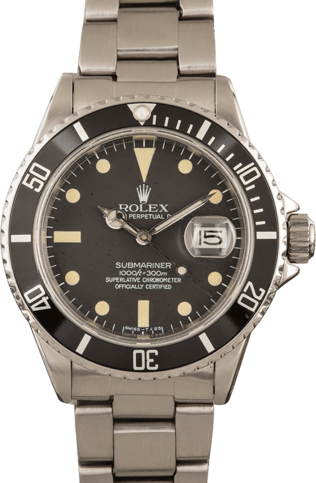 Men's Used Rolex Submariner 16800 | Bob's Watches Item: 132164