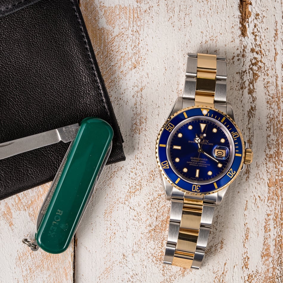 Rolex Submariner 16803 Blue Men's Watch