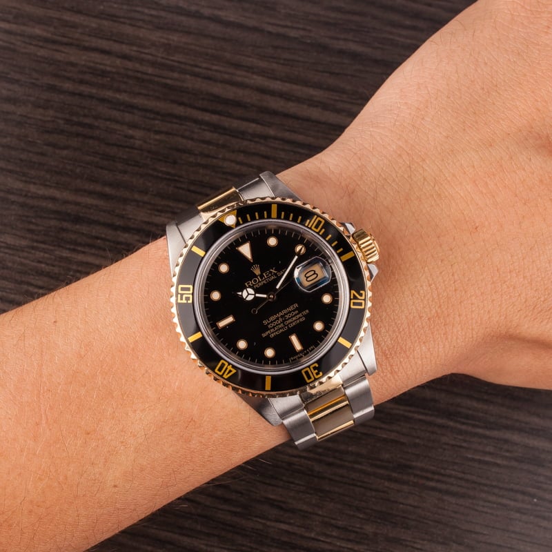 Pre Owned Rolex Submariner 16803 Timing Bezel