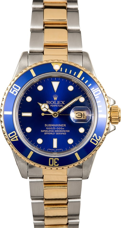 Rolex Submariner 16803 Blue Dial