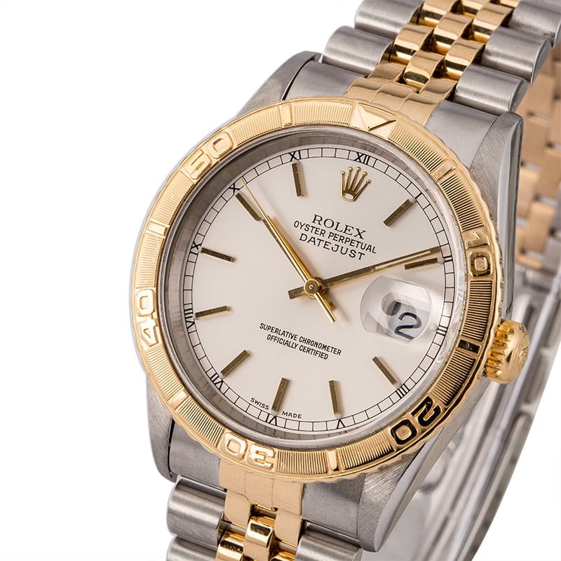 Pre-Owned Rolex Thunderbird Datejust 16263 Turn-o-Graph Bezel