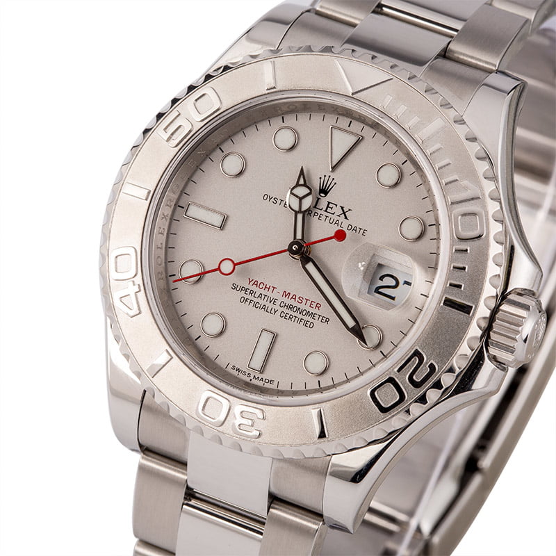 Used Rolex Yacht-Master 116622 Platinum Luminous Dial