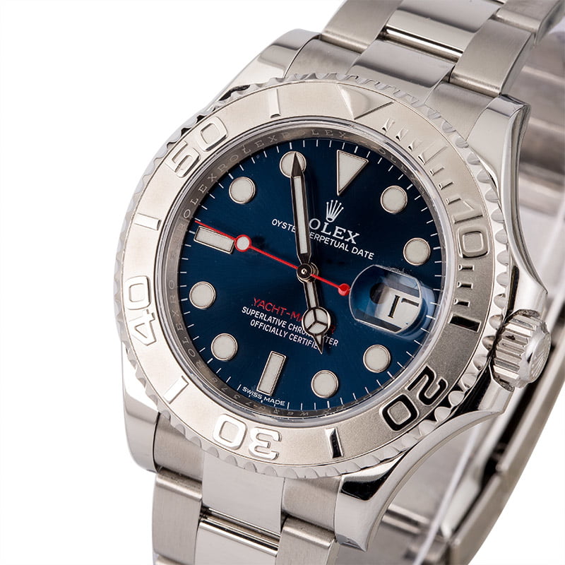 Used Rolex Yacht-Master 116622 Platinum Bezel