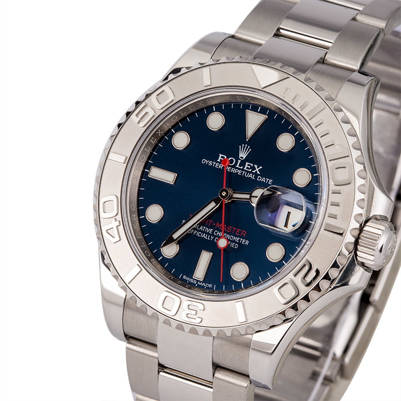 Pre-Owned Rolex Yacht-Master 116622 Platinum Bezel