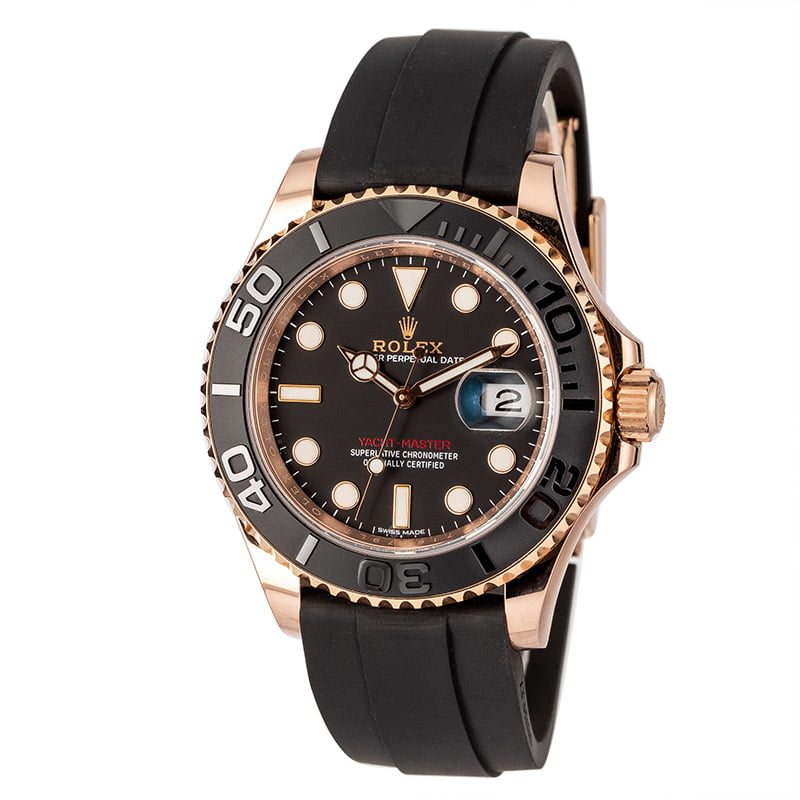 Rolex Rose Gold Yachtmaster 116655