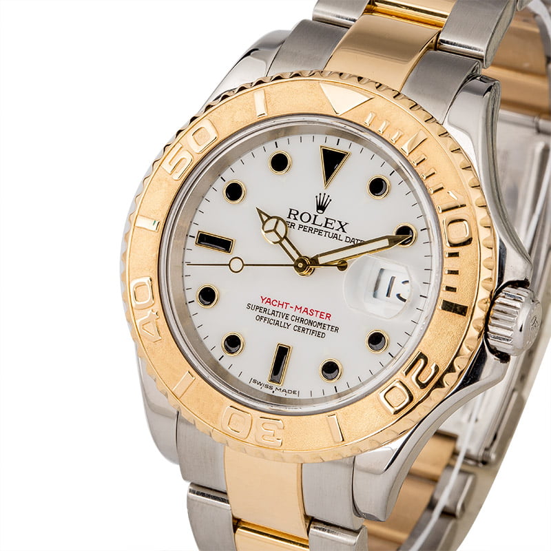 Rolex Yacht-Master 16623 Two-Tone Oyster with White Dial