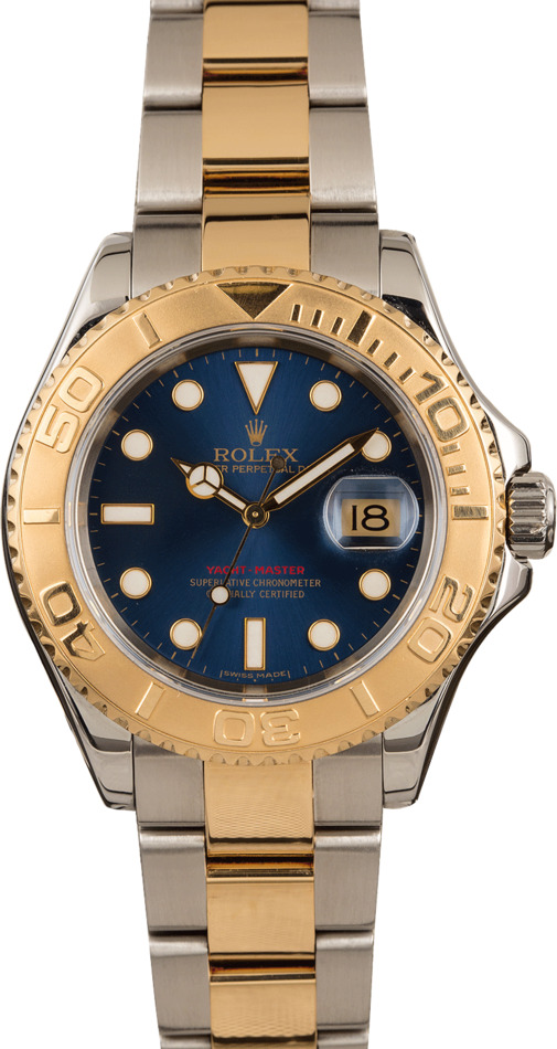 Rolex Yacht-Master Two-Tone 16623 Pre-owned Blue