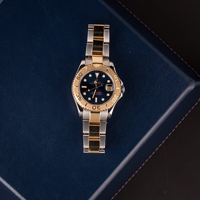 Rolex Mid-Size Yacht Master 68623 Blue Dial