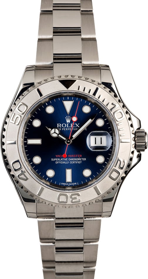 Buy Used Rolex Yacht Master 116622BLSO Bob s Watches Sku 119209