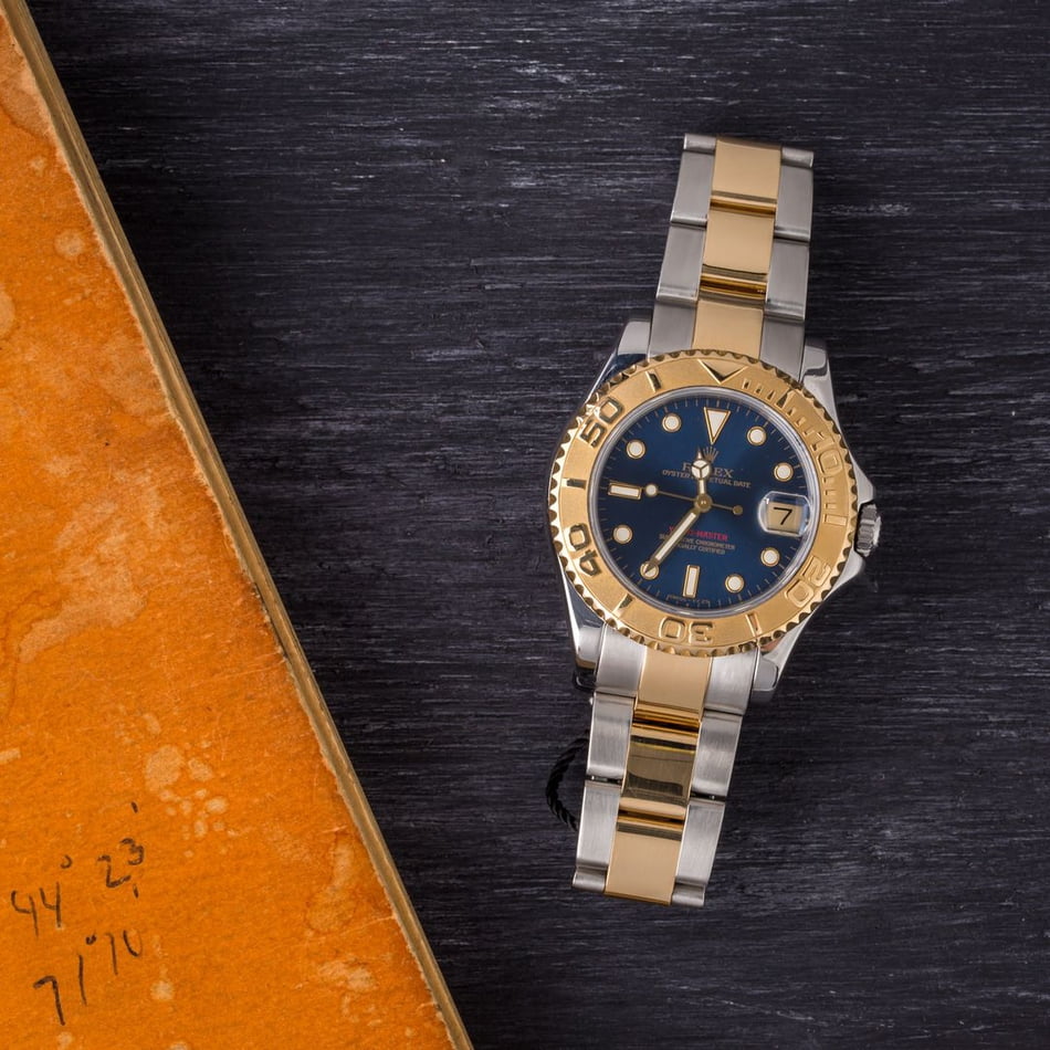 Rolex Mid-Size Yacht Master 68623 Blue Dial