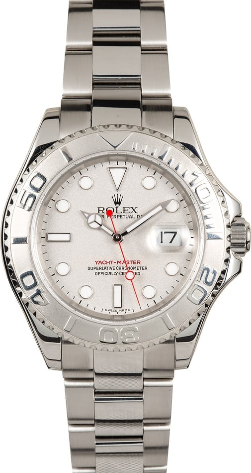 Rolex Yachtmaster Stainless Steel and Platinum 16622