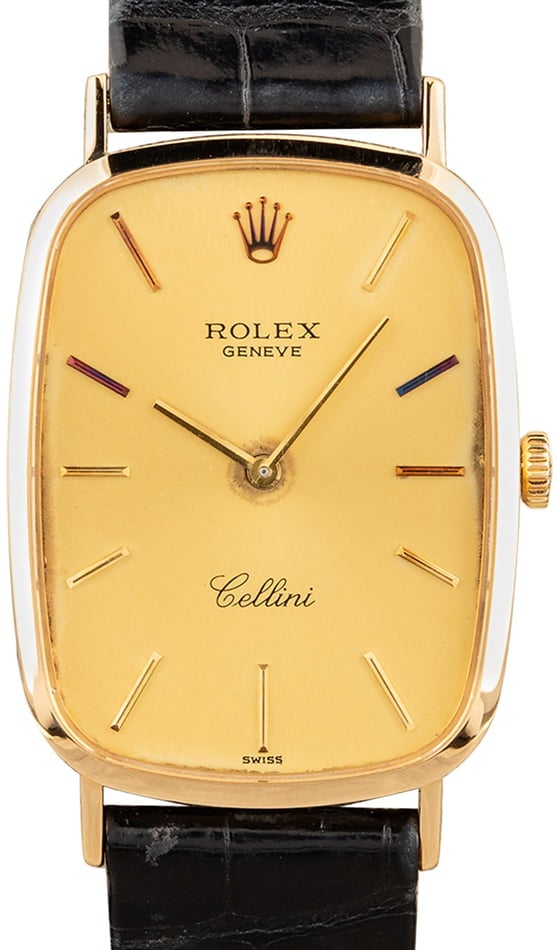 rolex gold cellini watch
