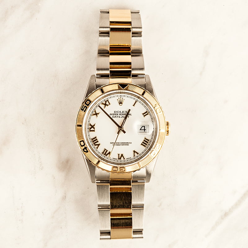 Rolex Datejust Turn-O-Graph 16263 Two Tone Oyster