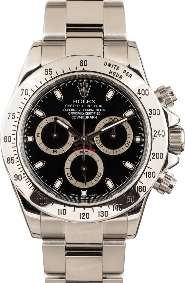 Buy Used Rolex Daytona 116520 | Bob's Watches - Sku: 137463 x