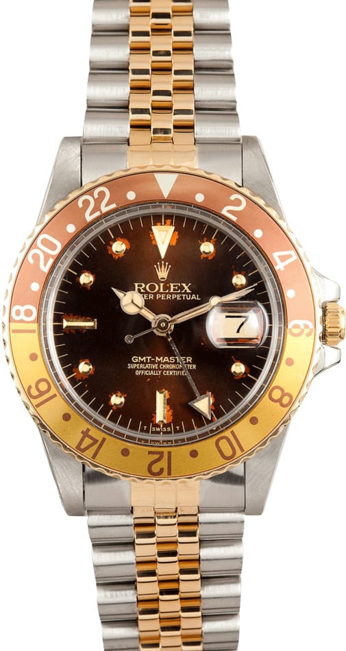 Rolex GMT-Master Brown Dial Gold GMT 