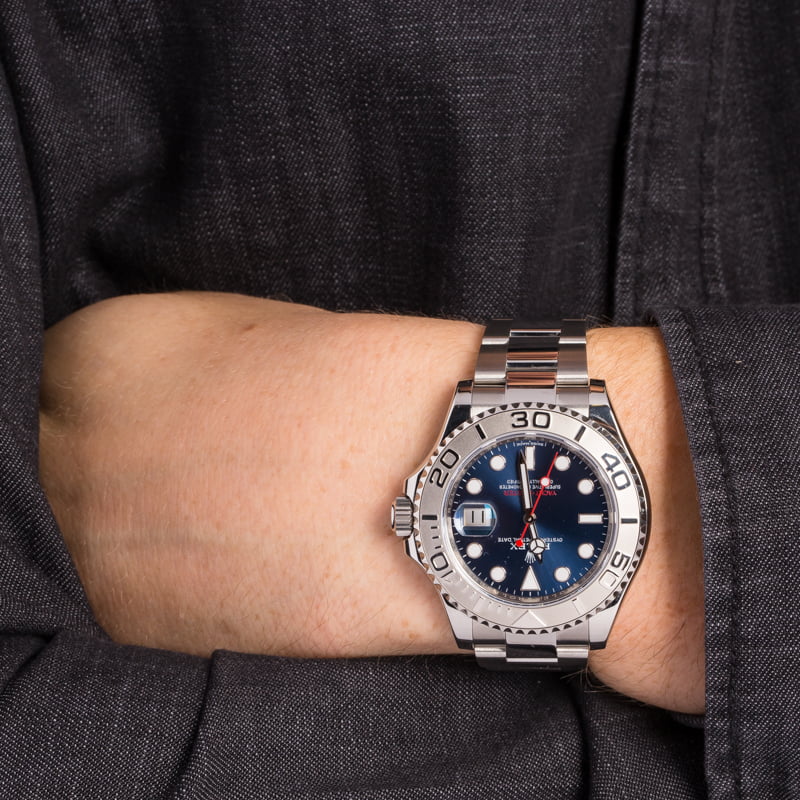 Rolex Platinum Yacht-Master Blue 116622