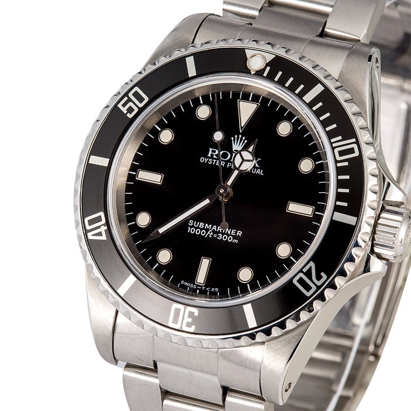 Submariner Rolex No Date Steel 14060