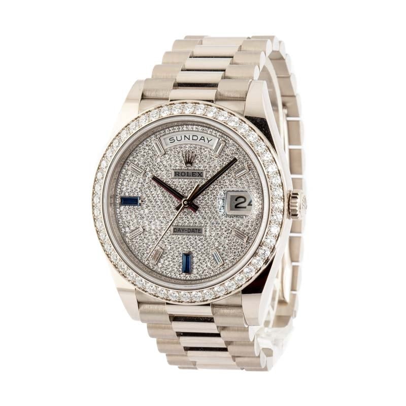 Rolex Day-Date 40 228349 White Gold