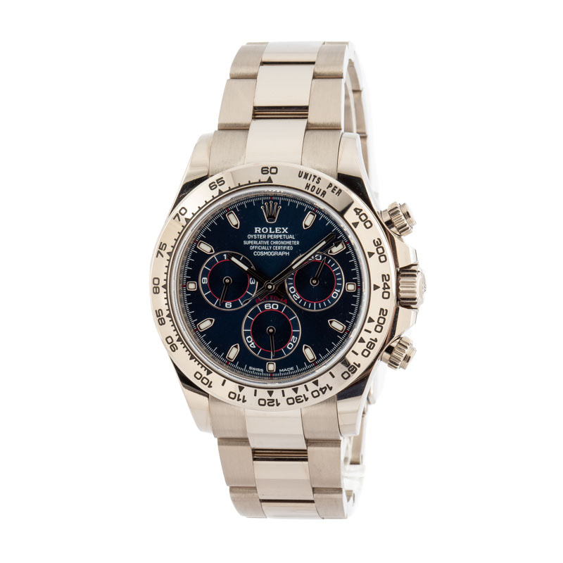 Pre-owned Rolex Daytona 116509 Blue Dial