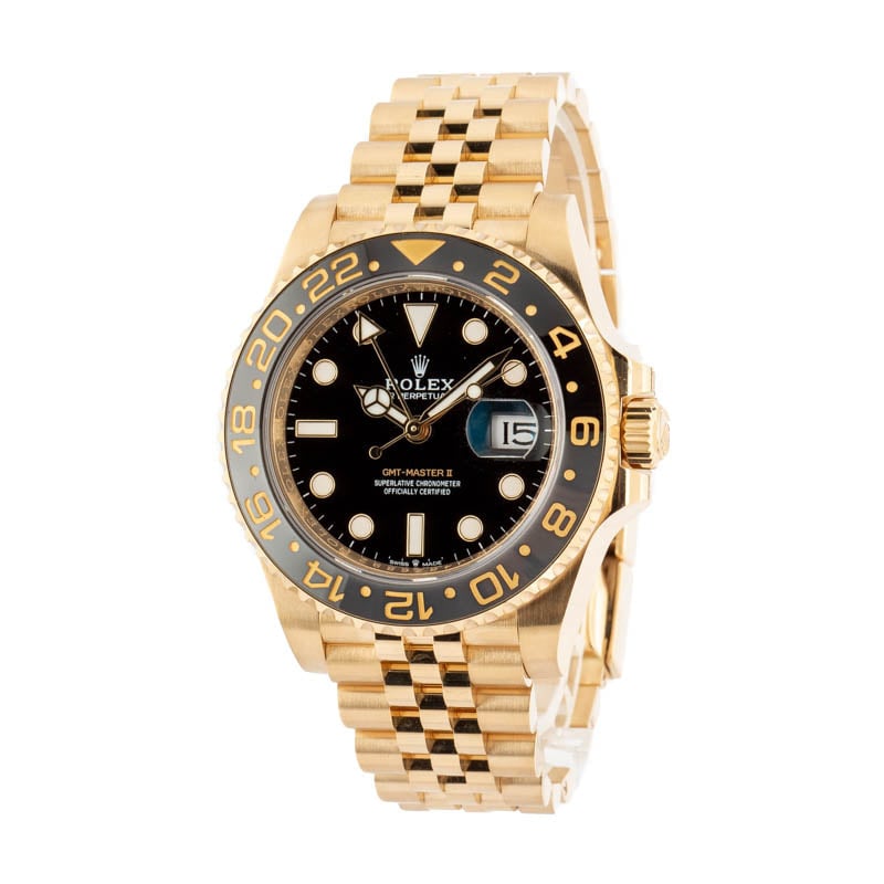 Rolex GMT-Master II Ref 126718 18k Yellow Gold