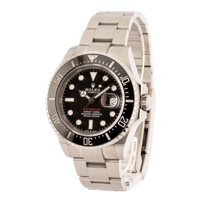 Buy Used Rolex Sea-Dweller 126600 | Bob's Watches - Sku: 156219