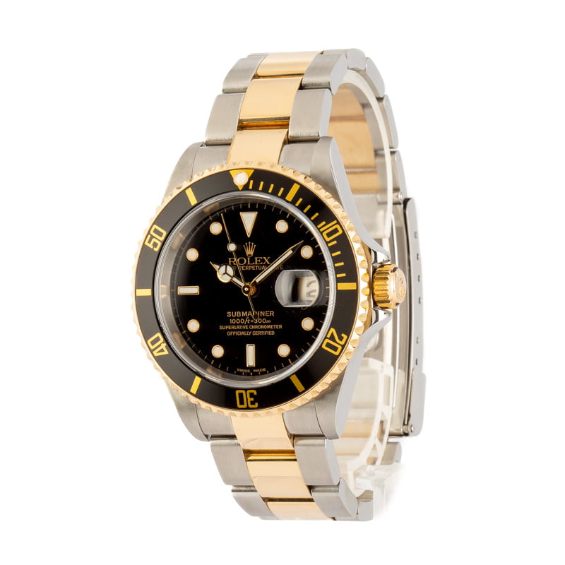 Rolex Submariner 16613T Black Two-Tone