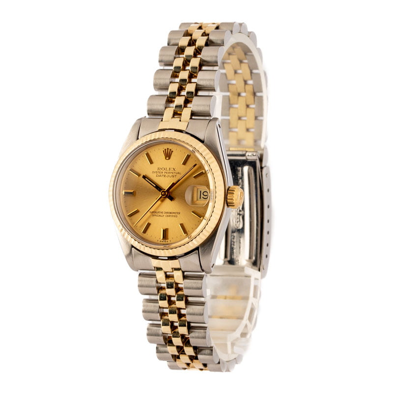 Pre-Owned Rolex Date 6827 Two Tone