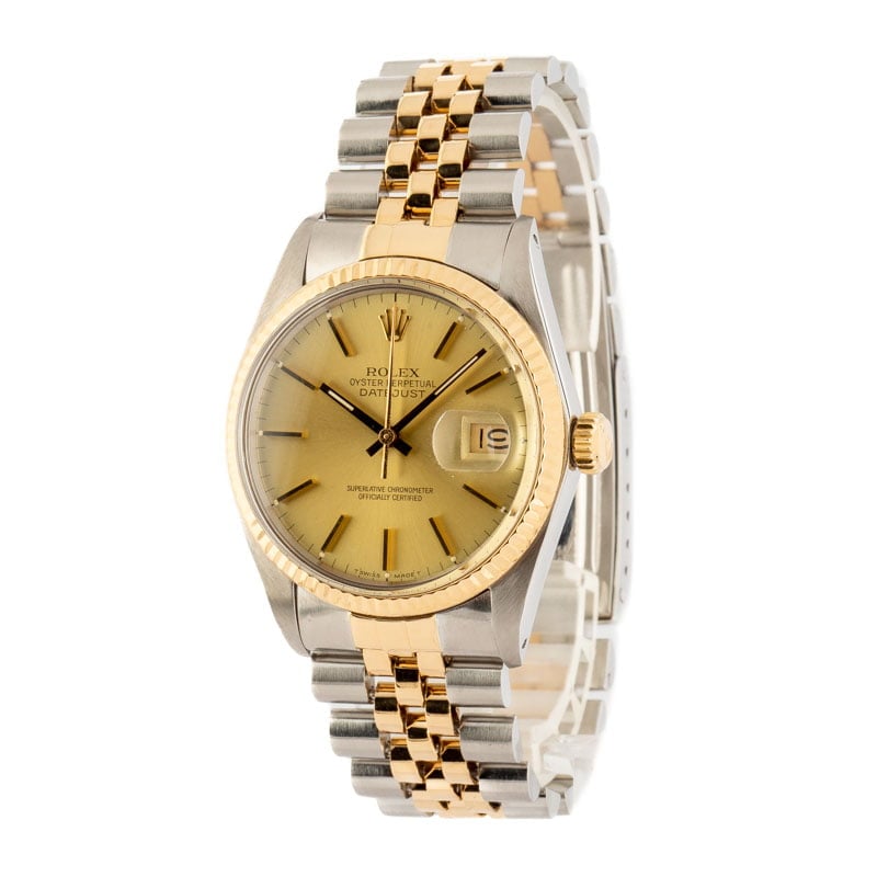 Rolex Datejust 16013 Steel & 18k Gold