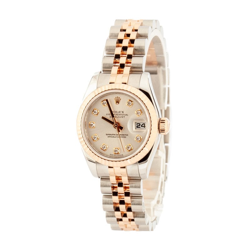 Ladies Rolex Datejust 179171 Steel & Everose Gold