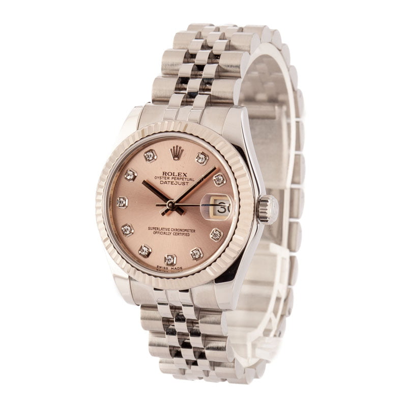 Rolex Datejust 178274 Pink Diamond Dial