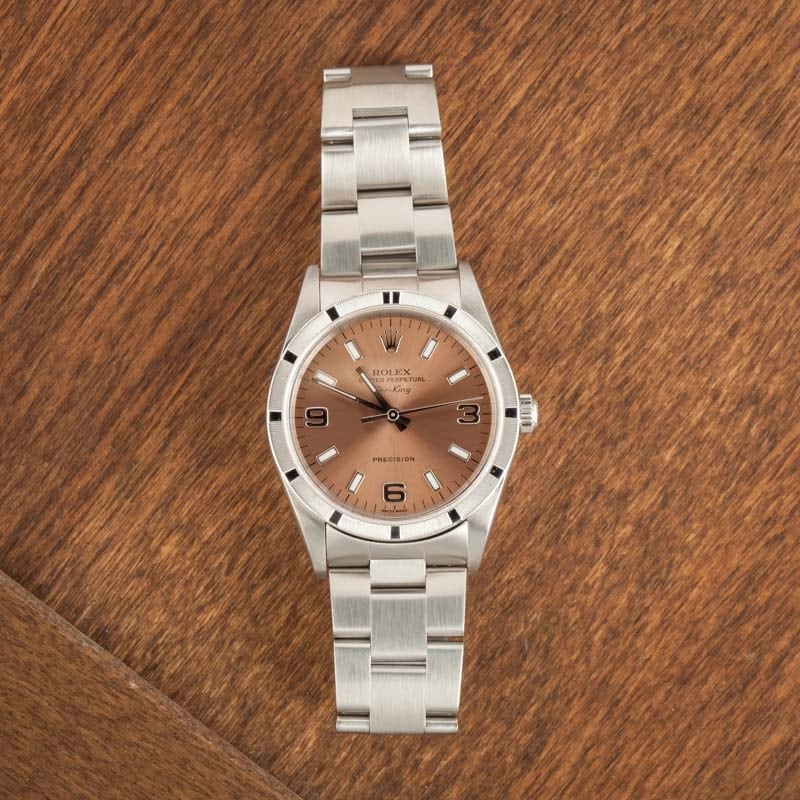 Rolex Air-King 14010 Salmon Dial