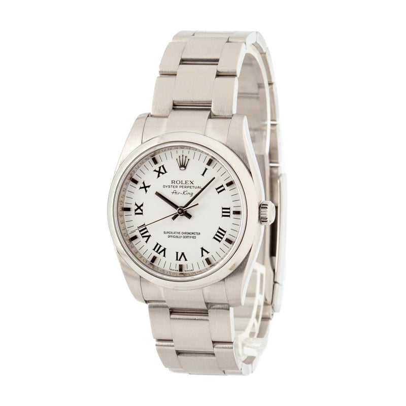 Rolex Air-King 114200 White